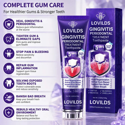 LOVILDS Gingivitis Treatment Toothpaste